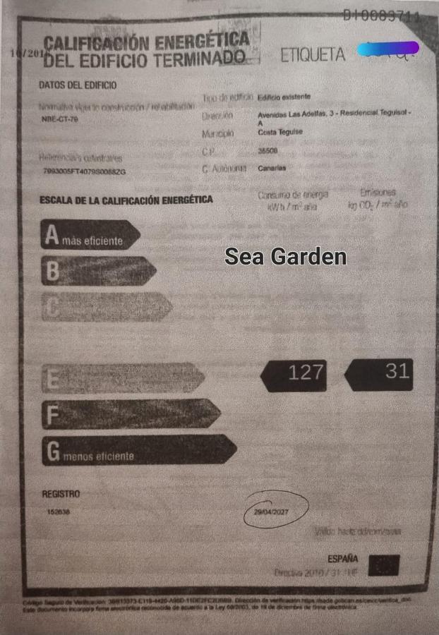 Vivienda Vacacional Sea Garden Costa Teguise Εξωτερικό φωτογραφία